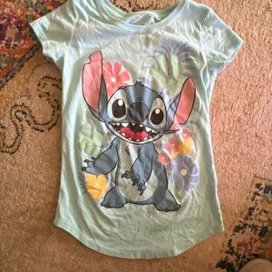 Disney Stitch Girls Graphic Tee – Size Large